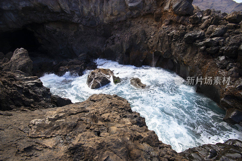 Playa de las Mujeres -岩石海岸在特内里费